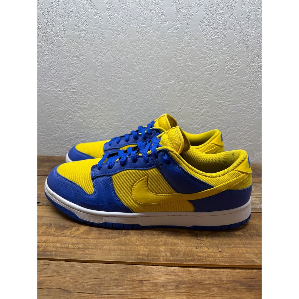 Nike Dunk Low Varsity Royal University Gold Mesh Blue Yellow FN0569-900 Mens 14